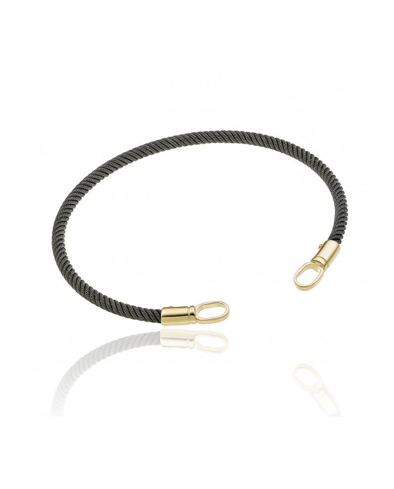 Bracciale Chimento Typhoon in Oro Giallo e Acciaio