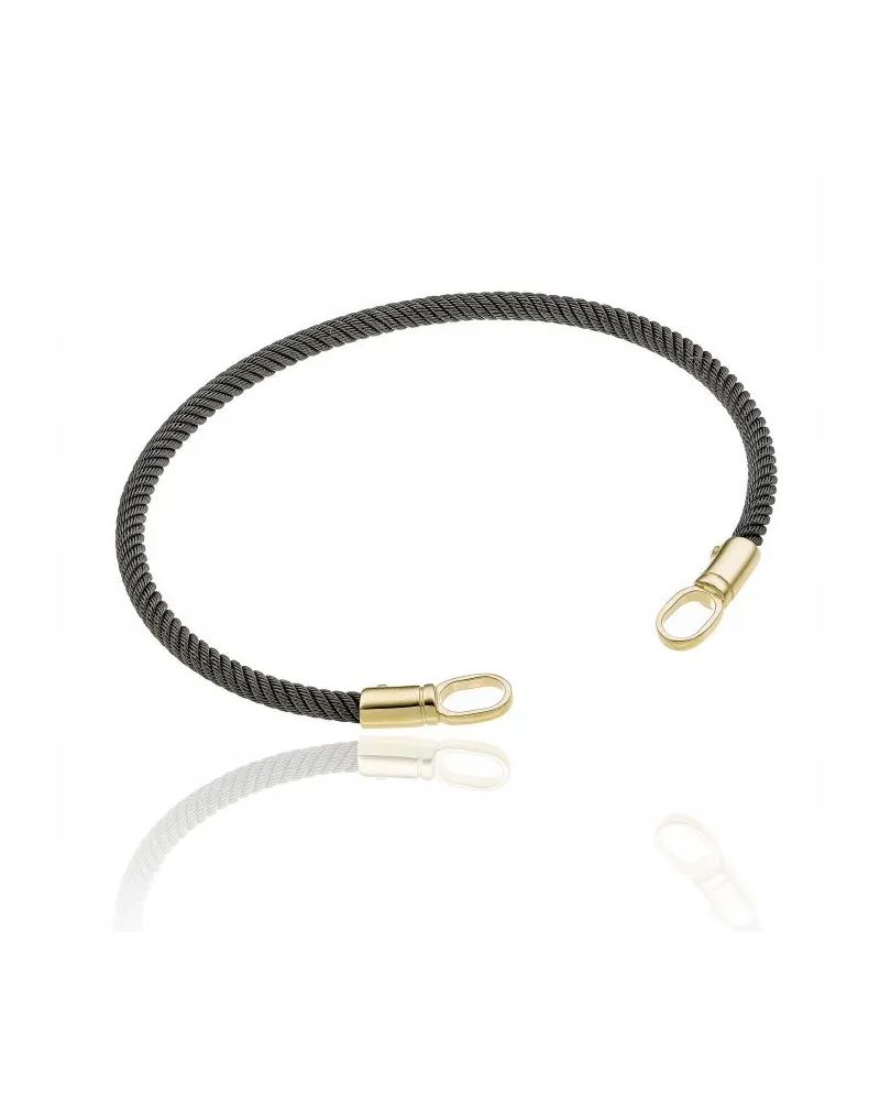 Chimento Typhoon Bracelet in Yellow Gold and Steel