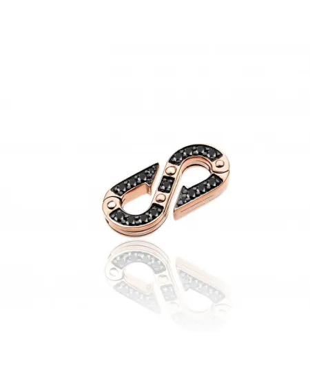 Link Chimento Typhoon Piccolo in Oro Rosa con Diamanti Neri
