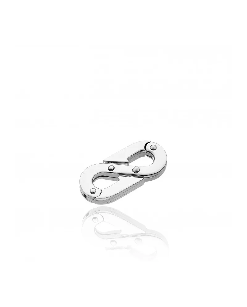 Petit maillon Chimento Typhoon en or blanc