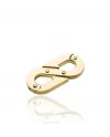 Link Chimento Typhoon Medio in Oro Giallo