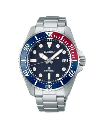 Seiko Prospex Solar Diver 200M Blue Dial Stainless Steel Strap Watch