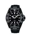 Montre Seiko Prospex Solar Diver 200M avec bracelet en acier noir