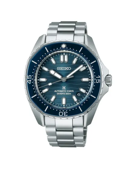 Orologio Seiko Prospex Diver's 300M Quadrante Blu Cinturino in Acciaio