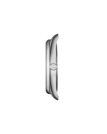 Montre Tissot PR 100 avec cadran argenté et bracelet en cuir