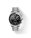 Montre Tissot Chrono PR516 noire et bracelet en acier