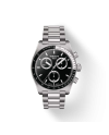 Tissot Chrono PR516 Black Watch with Steel Strap