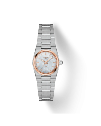 Montre Tissot PRX avec cadran en nacre et bracelet en acier de 25 mm