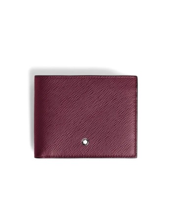 Montblanc Sartorial Wallet in Cassis Leather with 6 Compartments