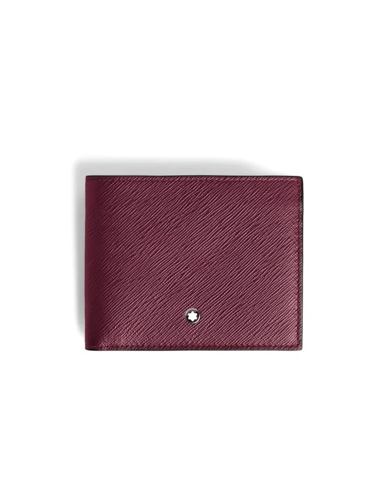 Montblanc Sartorial Wallet in Cassis Leather with 6 Compartments