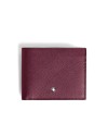 Portefeuille Montblanc Sartorial en cuir Cassis avec 6 compartiments