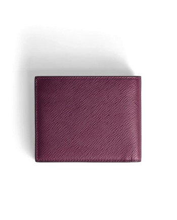Montblanc Sartorial Wallet in Cassis Leather with 6 Compartments