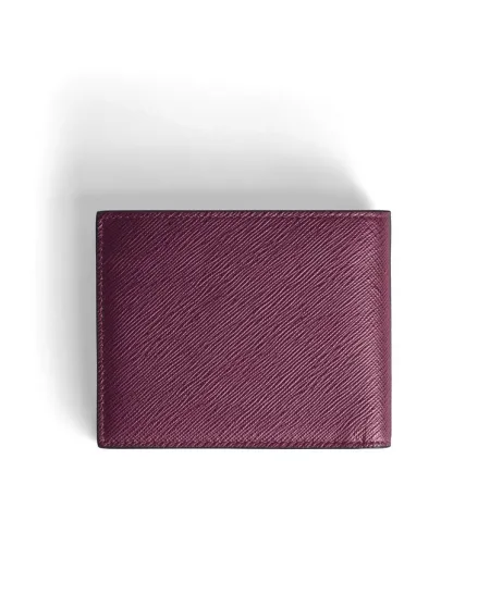 Portafoglio Montblanc Sartorial in Pelle Cassis a 6 Scomparti