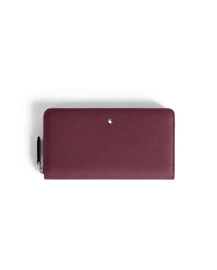 Montblanc Sartorial 12cc Long Wallet in Cassis Leather