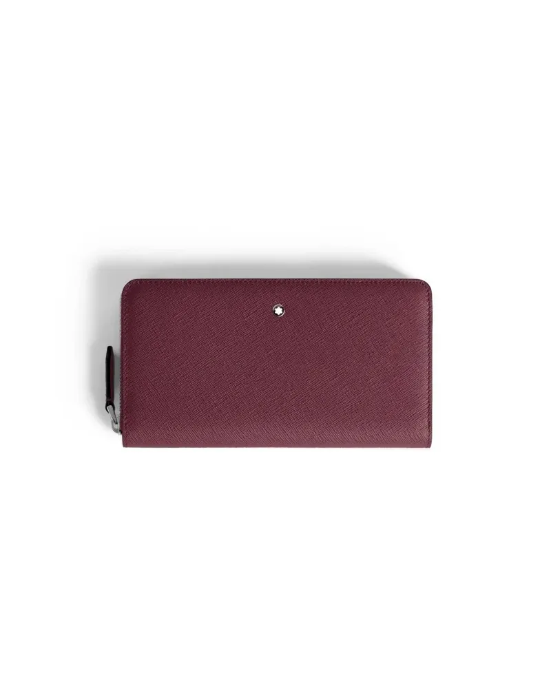 Portafoglio Lungo Montblanc Sartorial a 12 Scomparti in Pelle Cassis Portafoglio Lungo Montblanc Sartorial a 12 Scomparti in Pelle Cassis