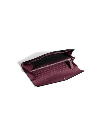 Portefeuille Montblanc Continental Sartorial en cuir Cassis
