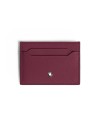 Porta Carte Montblanc Sartorial in Pelle Cassis a 5 Scomparti