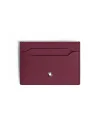 Porte-cartes Montblanc Sartorial en cuir Cassis avec 5 compartiments