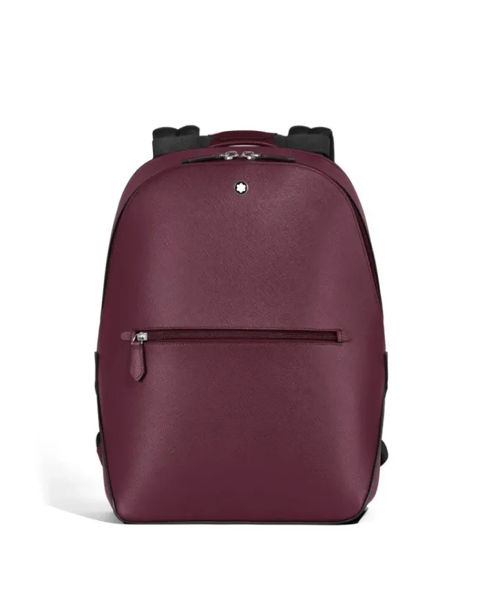 Zaino Piccolo Montblanc Sartorial in Pelle Cassis