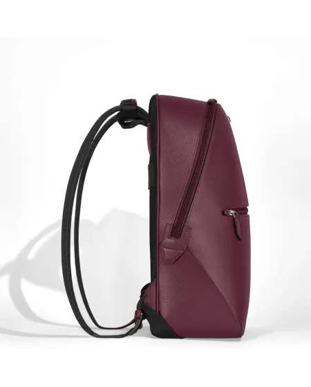 Montblanc Sartorial Small Leather Backpack Cassis