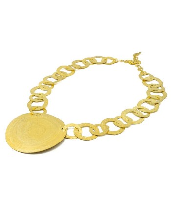 Stefano Patriarchi Empire Necklace in Gold Plated Silver