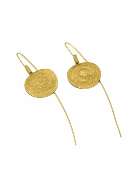 Orecchini Stefano Patriarchi Sole in Argento Placcato Oro
