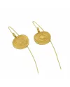 Stefano Patriarchi Boucles d'oreilles Sole en Argent Plaqué Or