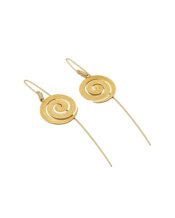 Stefano Patriarchi Spiral Earrings in Gold Plated Silver
