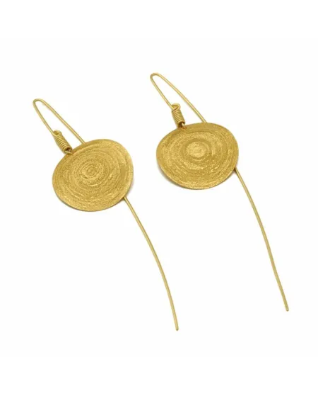 Stefano Patriarchi Sun Earrings in Gold Plated Silver