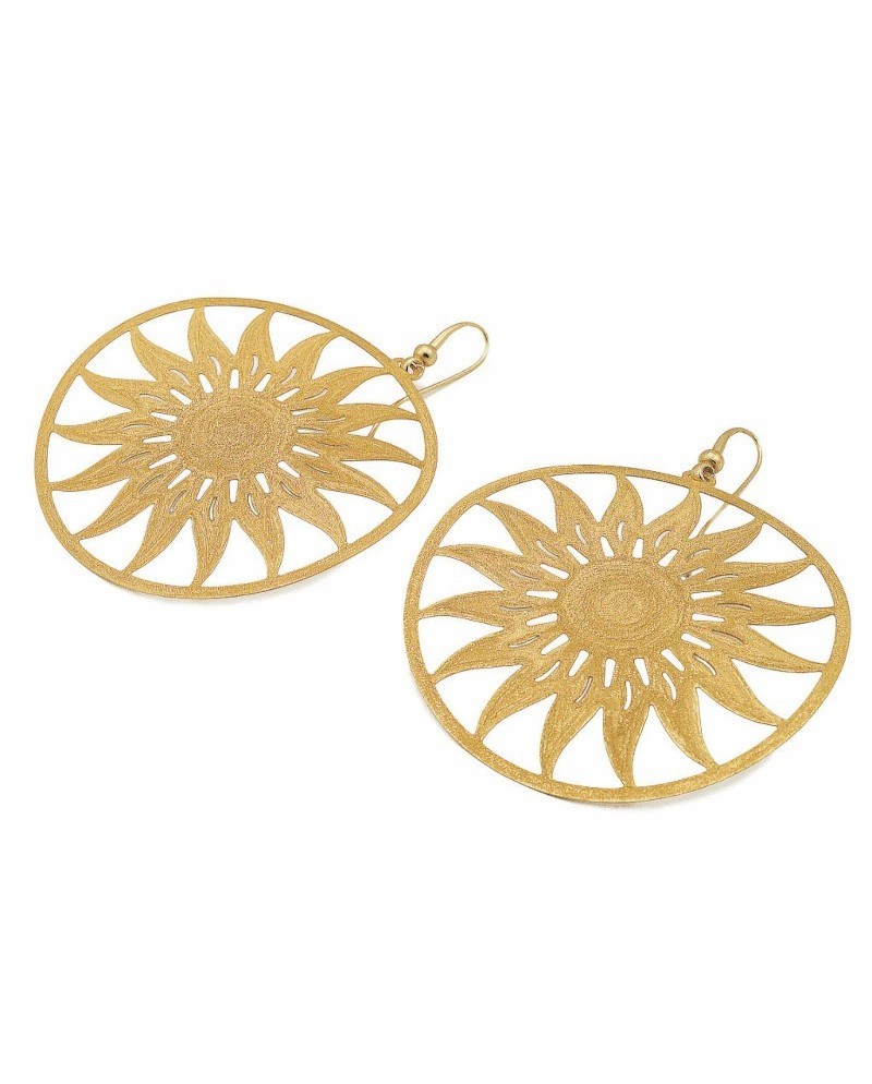 Stefano Patriarchi Sole Earrings in Gold Plated Silver
