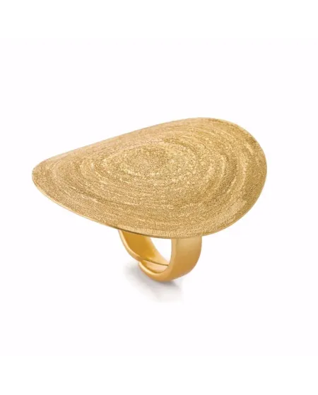 Bague Sole Stefano Patriarchi en Argent Plaqué Or