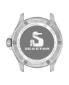 Tissot Seastar 1000 GMT 40 mm watch with Black Dial and Steel Strap