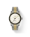 Tissot Chrono PR516 White Watch with Steel Strap