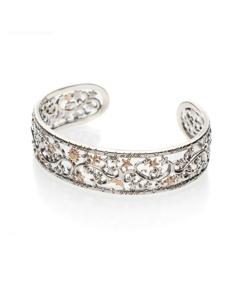 Bracelet rigide de'Nobili Stardust en argent