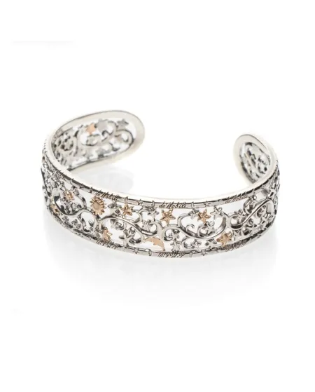 Bracciale Rigido de'Nobili Polvere di Stelle in Argento