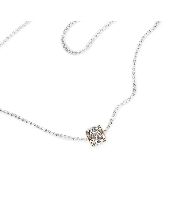 Collier Stardust de'Nobili en argent avec petit cercle