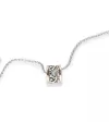 de'Nobili Stardust Necklace in Silver Medium Circle