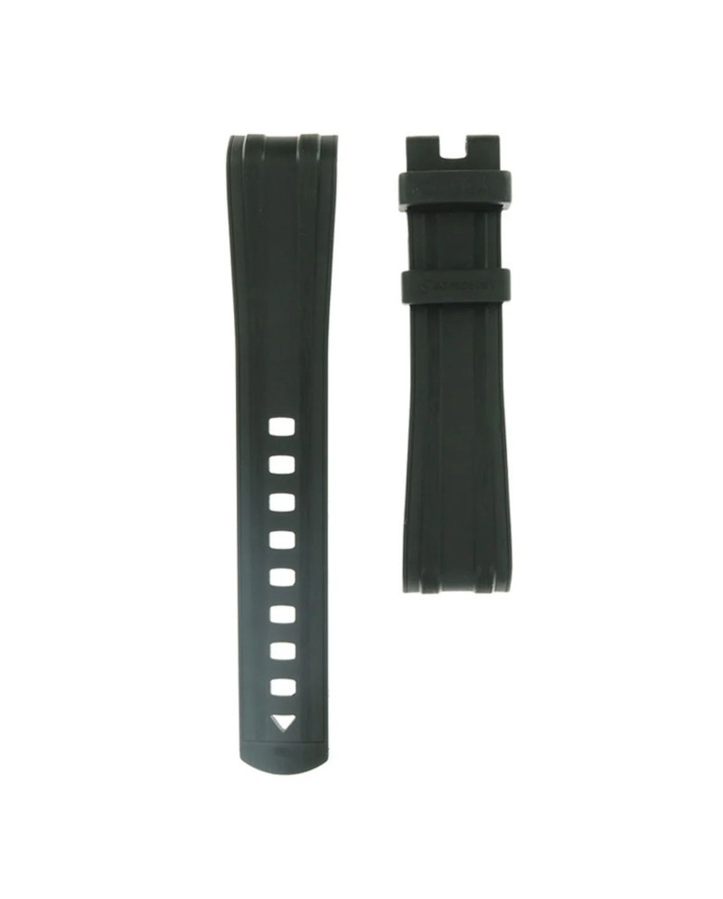 Omega Black Rubber Strap 21 x 18 mm