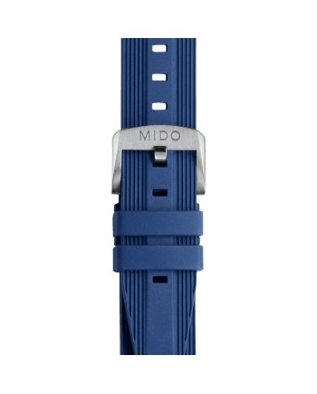 Mido Blue Rubber Strap for Ocean Star 39 - 20 mm