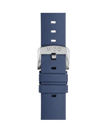 Cinturino Mido In Gomma Blu per Multifort TV Big Date - 22 mm