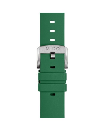 Cinturino Mido In Gomma Verde per Multifort TV Big Date - 22 mm