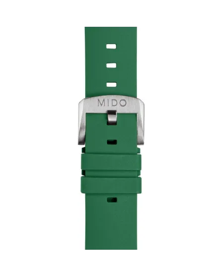 Cinturino Mido In Gomma Verde per Multifort TV Big Date - 22 mm