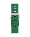 Mido Green Rubber Strap for Multifort TV Big Date - 22mm