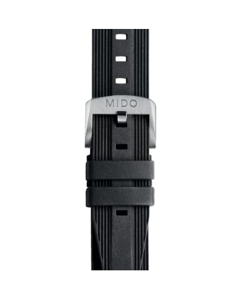 Mido Black Rubber Strap for Ocean Star 39 - 20 mm