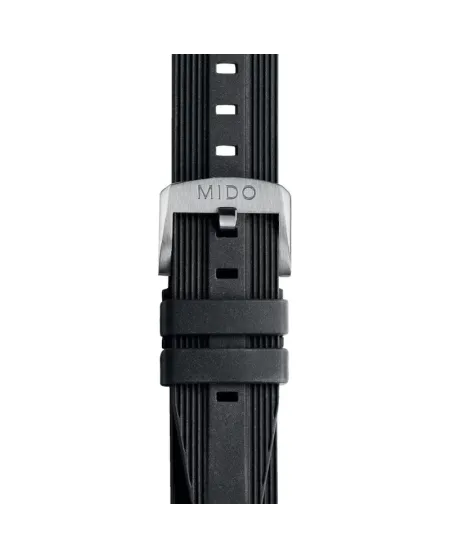 Mido Black Rubber Strap for Ocean Star 39 - 20 mm