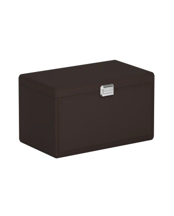 Scatola del Tempo In Pelle Cioccolato/Castagno Caricatore 7 Orologi