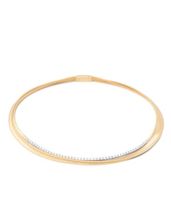 Collier Marco Bicego Masai en or jaune avec tennis en diamant