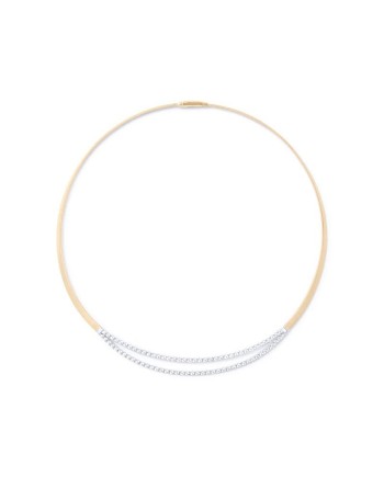 Collier Marco Bicego Masai en or jaune avec 2 diamants tennis