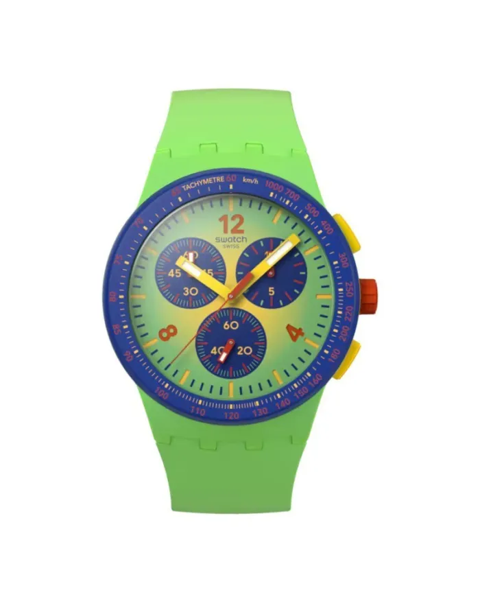 Orologio Cronografo Swatch Flowing Freshly