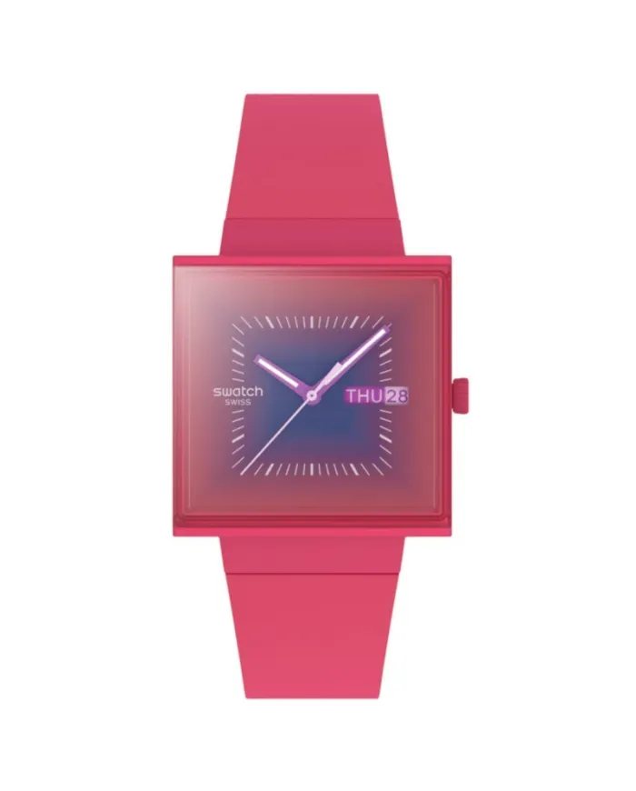 Swatch Squarely Berry watch